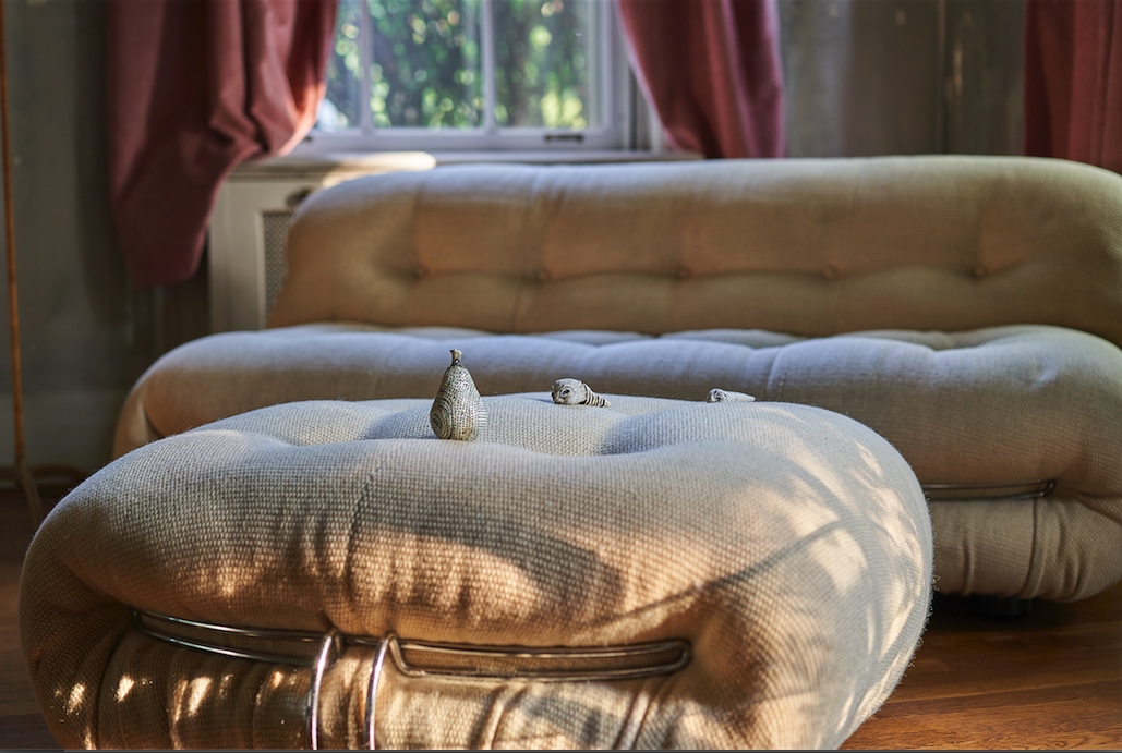 Afra and Tobia Scarpa Soriana Ottoman for Cassina — The Exchange